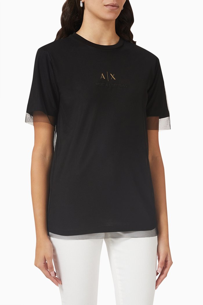 

A|X T-shirt in Jersey, Black