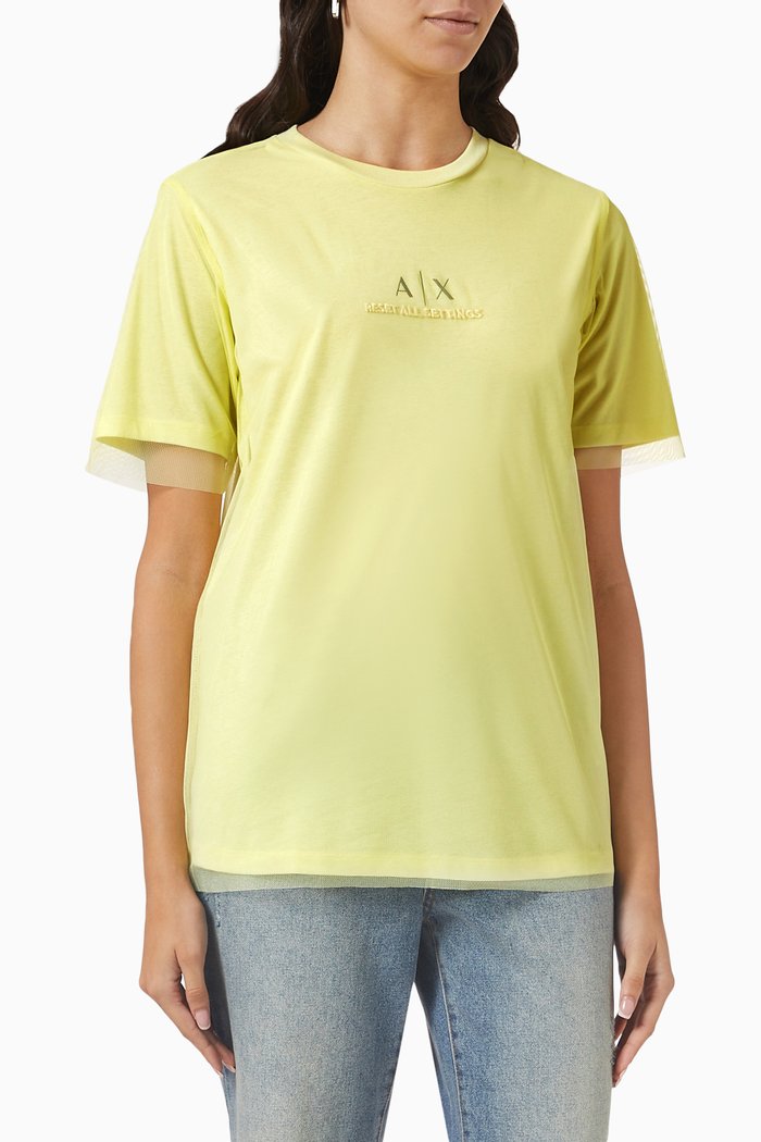 

A|X T-shirt in Jersey, Green
