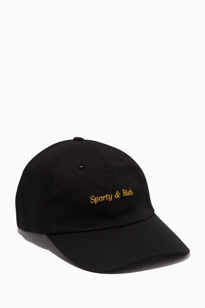 

Classic Logo Hat in Cotton, Black