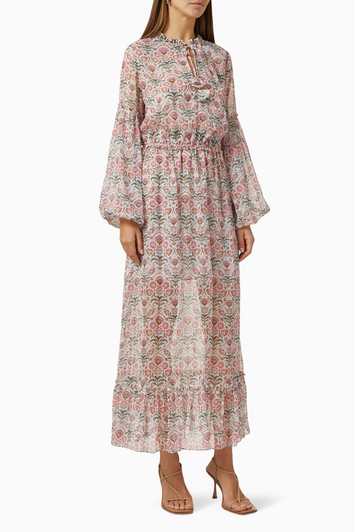 

Amata Dress in Chiffon, Multicolour