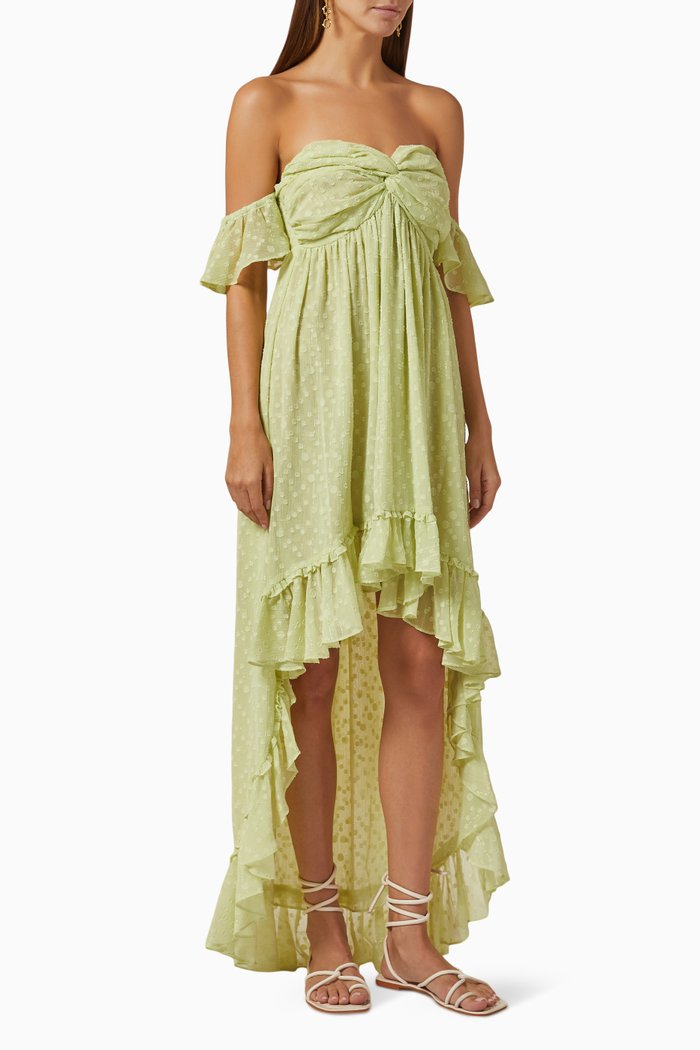 

Xena Dress in Chiffon, Green