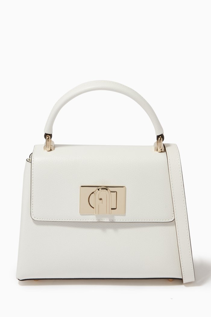 

Mini 1927 Top Handle Bag in Leather, White