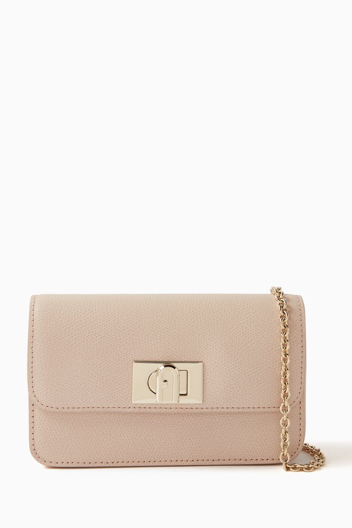 

1927 Mini Crossbody Bag in Leather, Pink