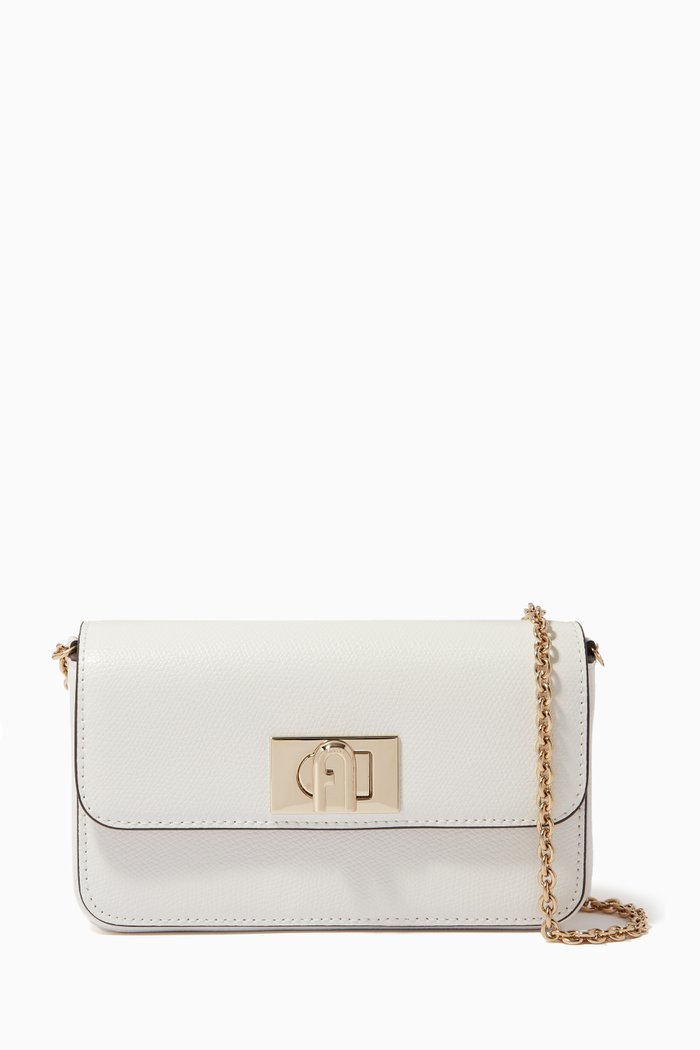 

1927 Mini Crossbody Bag in Leather, White