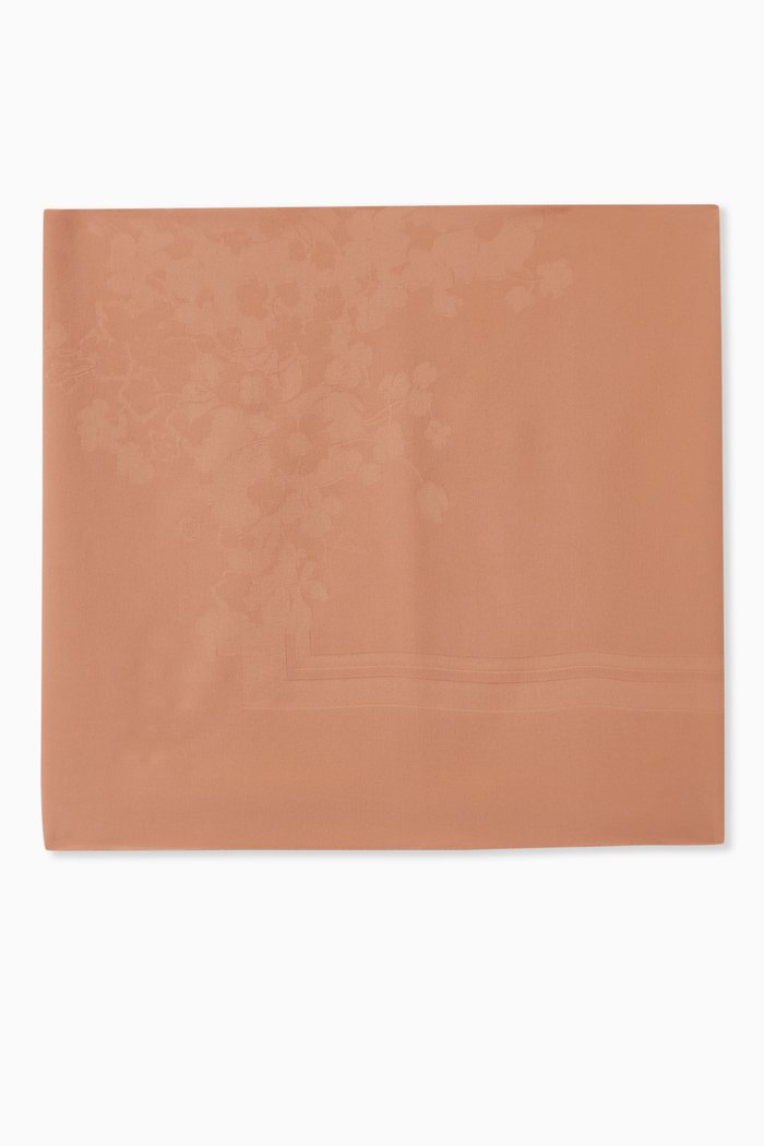 

Floral Crepe De Chine Stole, Pink