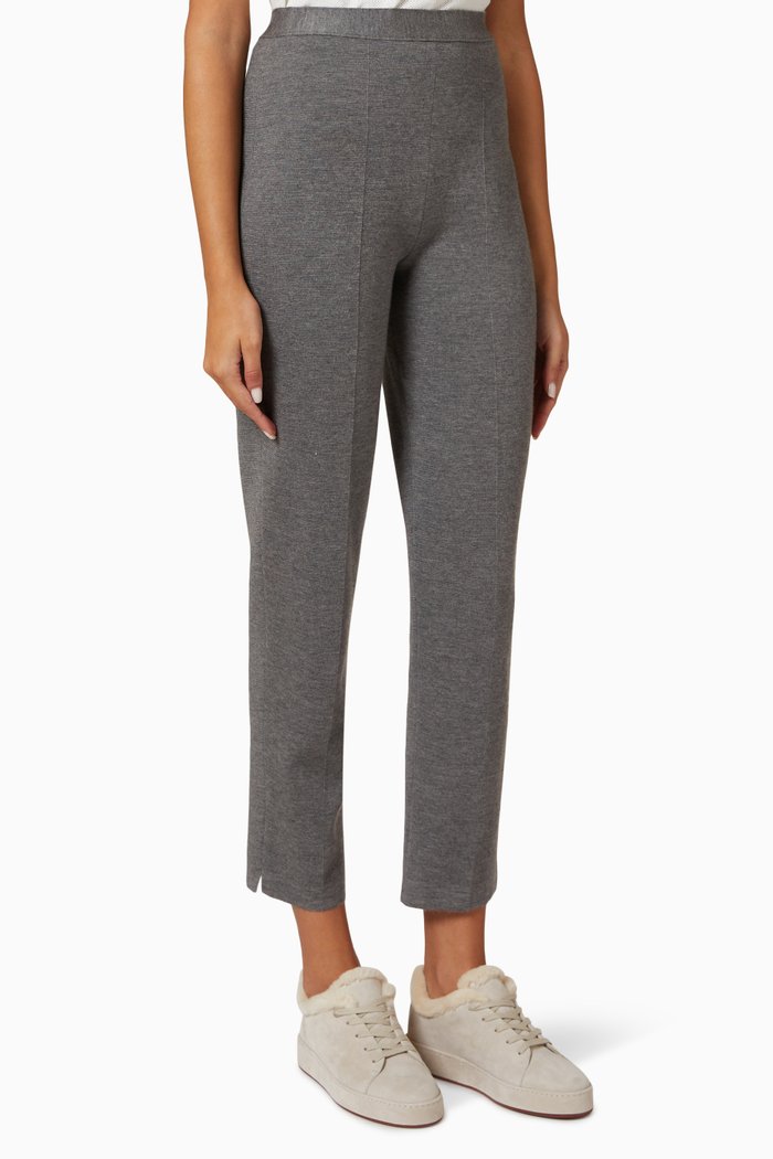 

Burford Cigarette Pants in Cashmere-silk, Grey