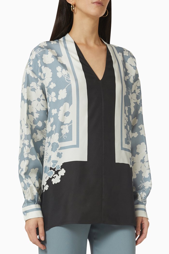 

Sibilla Blouse in Silk, Multicolour