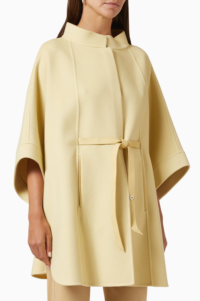 

Salzburg Belted Cape in Cashmere, Neutral