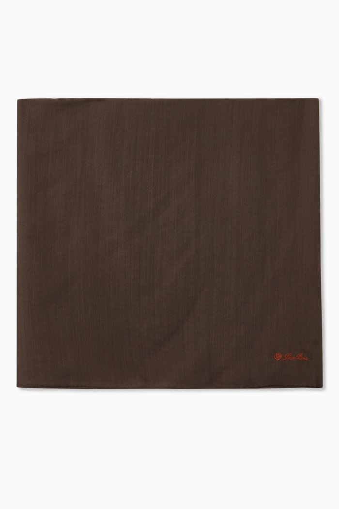 

Shayla Stole in Cashmere, Silk & Wool, Brown
