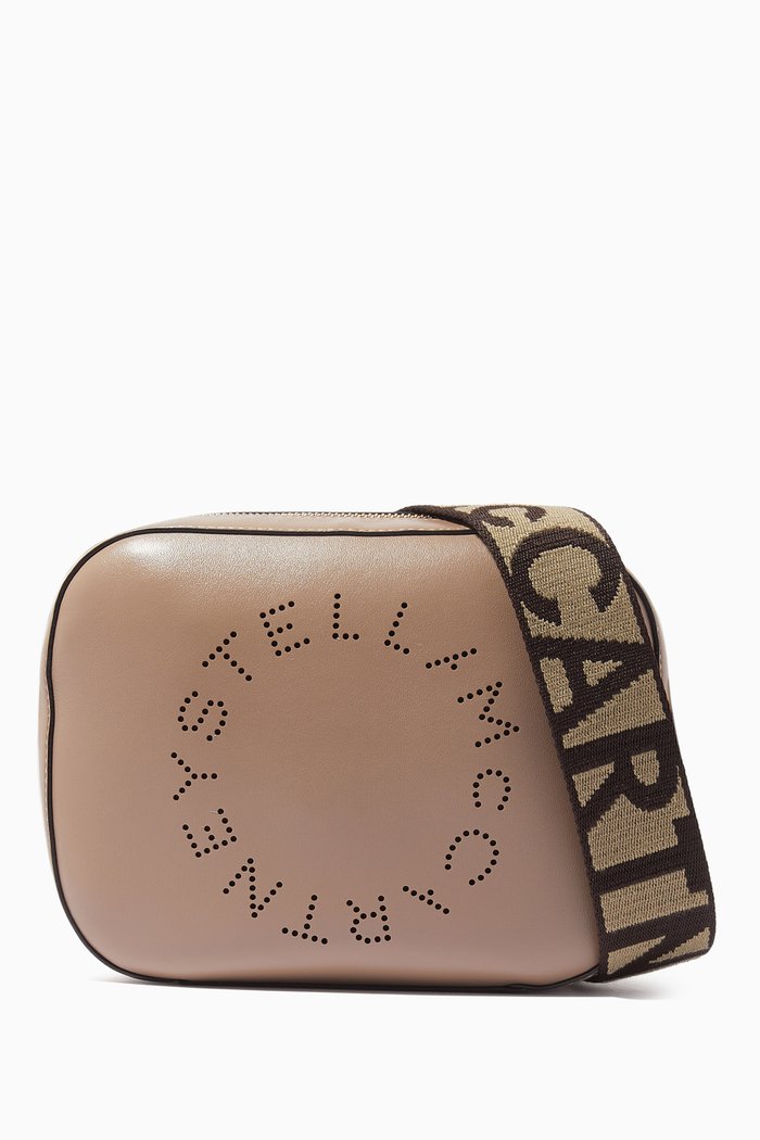 Mini Stella Logo Bag in Eco Alter Nappa, Green