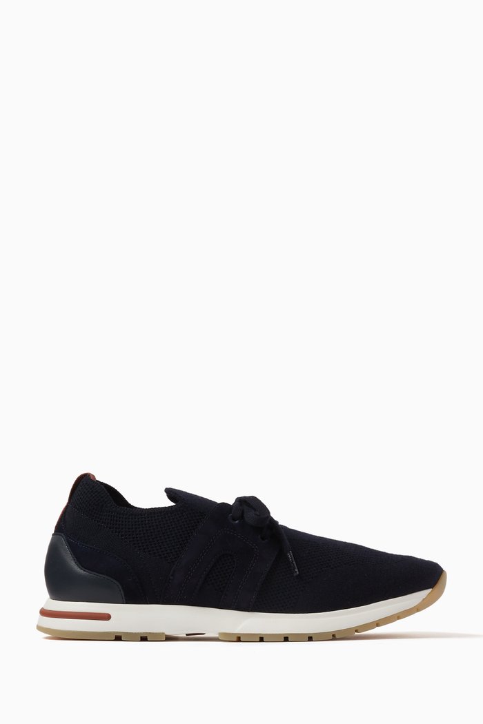 

360 LP Lady Flexy Walk Sneakers in Virgin Wool, Blue