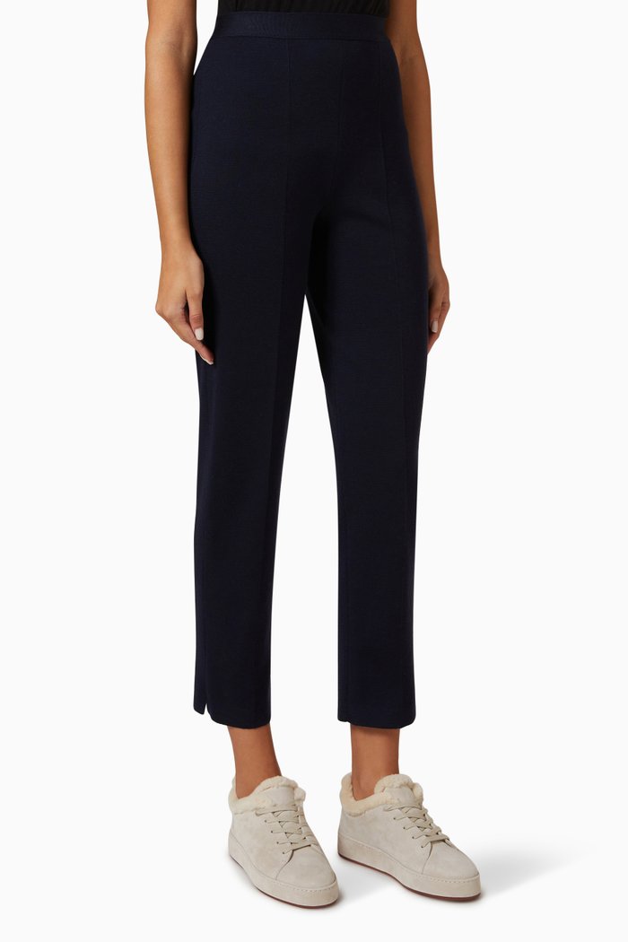 

Burford Pants in Cashmere-silk, Blue