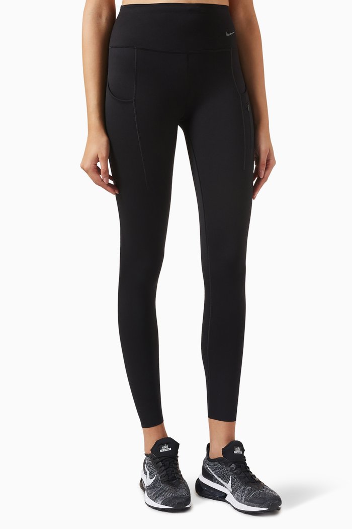

Dri-FIT Go Medium-rise 7/8 Leggings in Stretch Jersey, Black