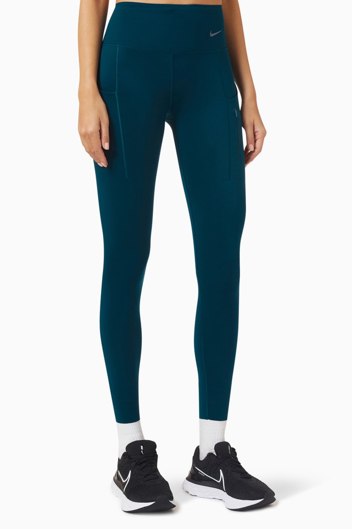 

Dri-FIT Go Medium-rise 7/8 Leggings in Stretch Jersey, Blue