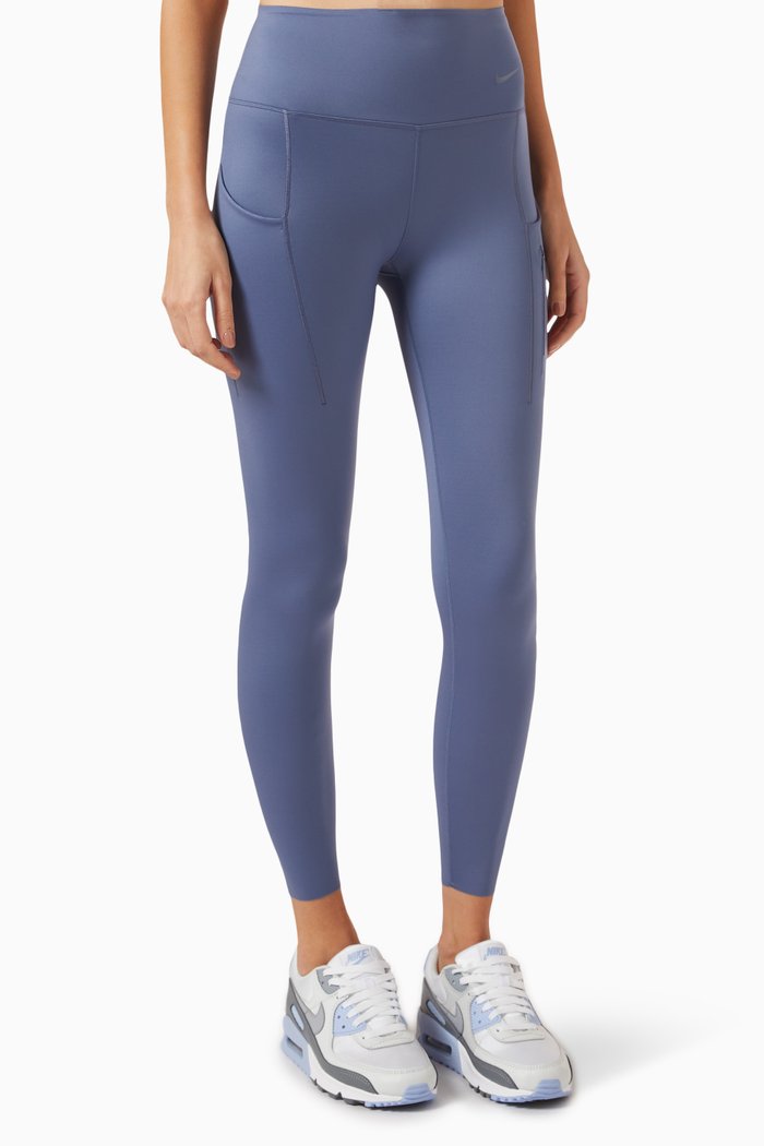 

Dri-FIT Go Medium-rise 7/8 Leggings in Stretch Jersey, Blue