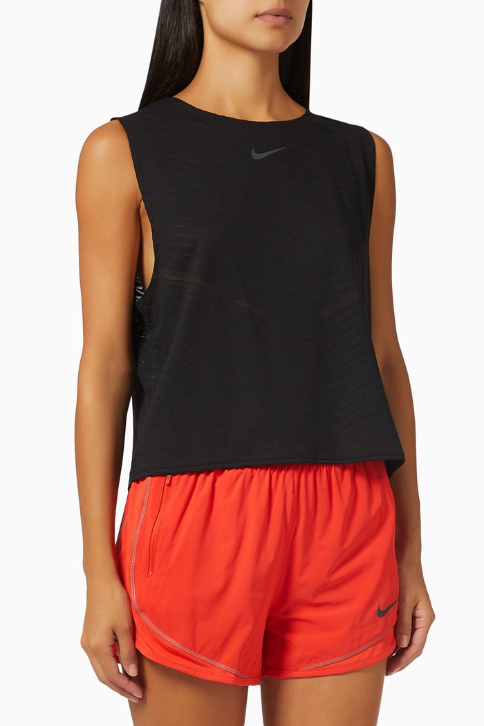 

Dri-FIT ADV Run Division Tank in Technical Mesh, Black