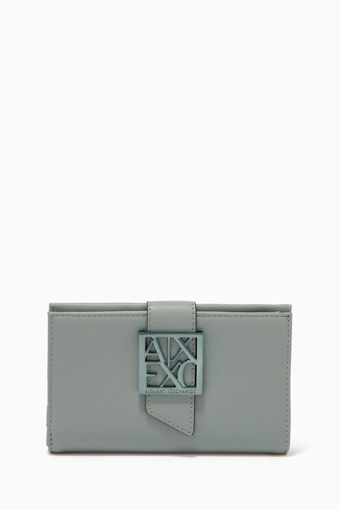 

AX Plaque Wallet, Green