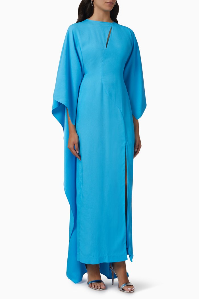

Fantastica Dress in Crepe, Blue