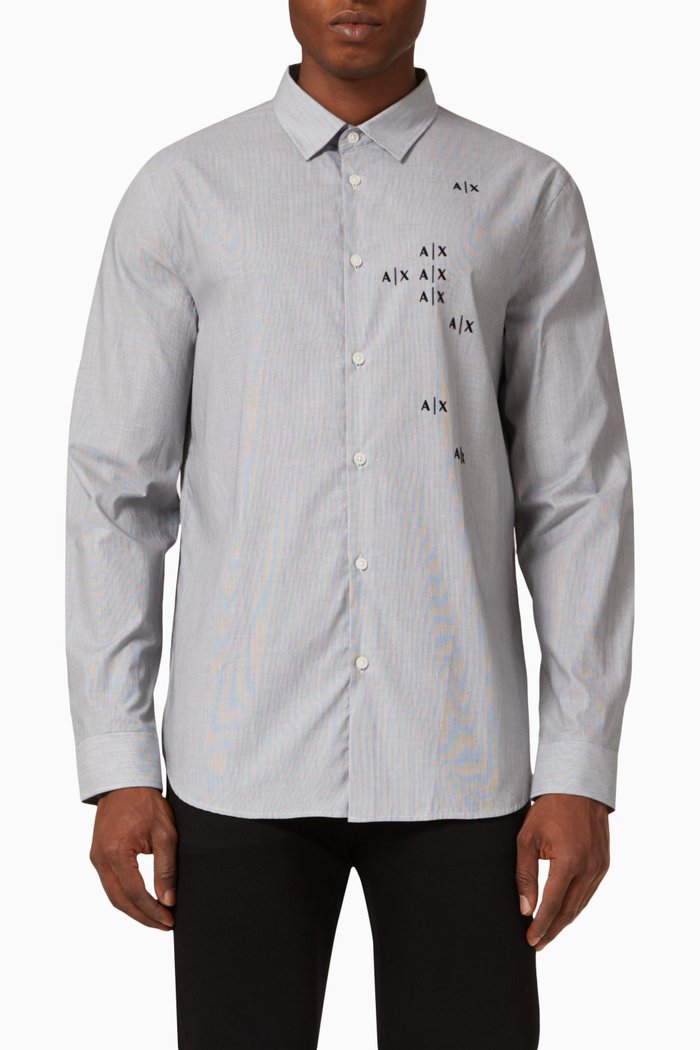 

Logo Shirt in Cotton, White