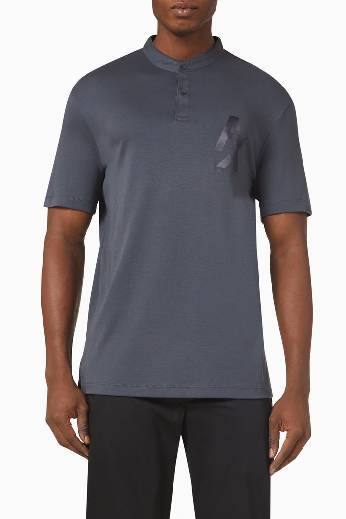 

Logo T-shirt in Cotton, Grey