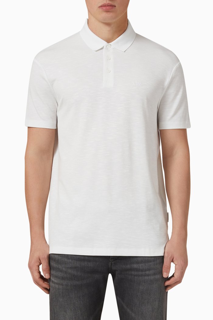 

Logo Polo T-shirt, White
