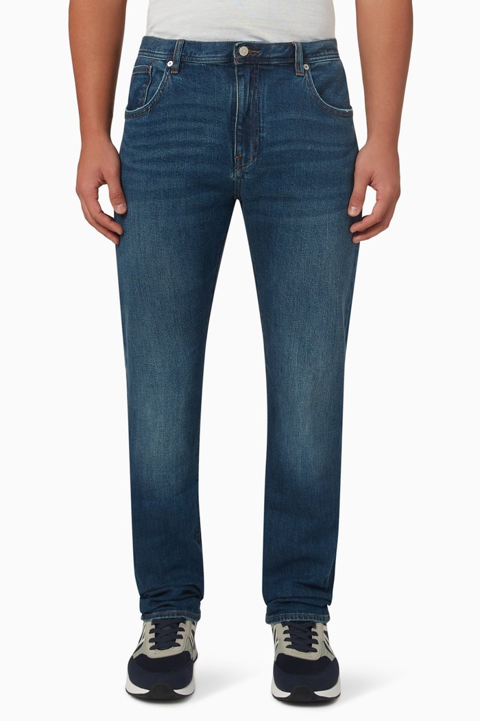 

Low-rise Slim-fit Jeans, Blue