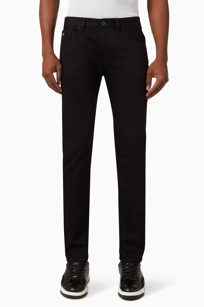 

J13 Slim Jeans in Denim, Black