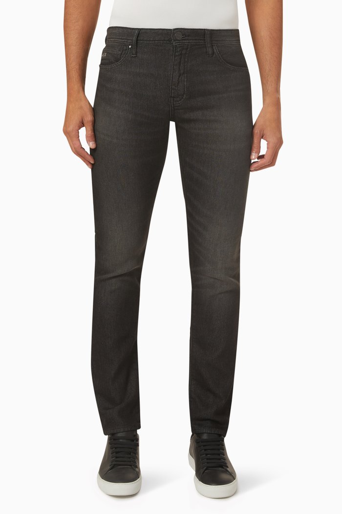 

J14 Skinny Jeans in Denim, Black