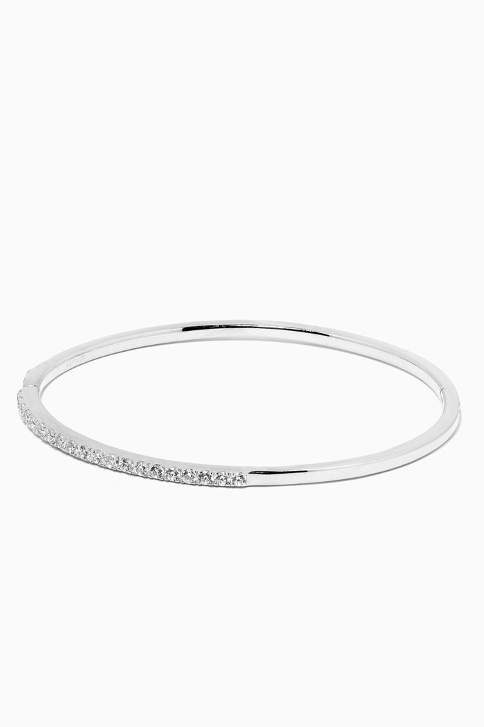 

April Bangle in Sterling Silver