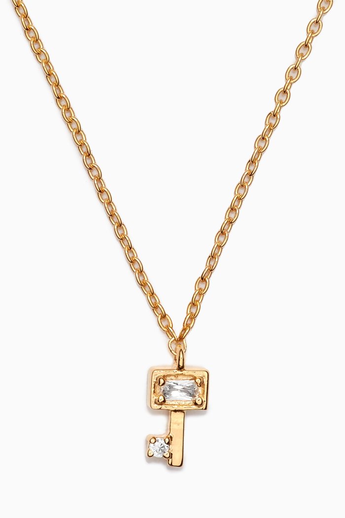 

Key Necklace in 18kt Gold-plated Sterling Silver