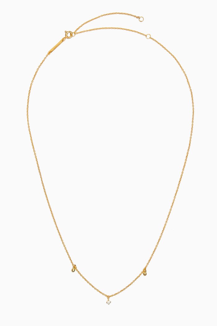 

Love Triangle Necklace in 18kt Gold-plated Sterling Silver