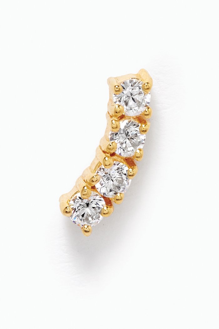 

Uma Single Earring in 18kt Gold-plated Sterling Silver