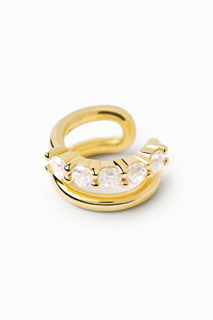 Alexia Single Ear Cuff in 18kt Gold-plated Sterling Silver