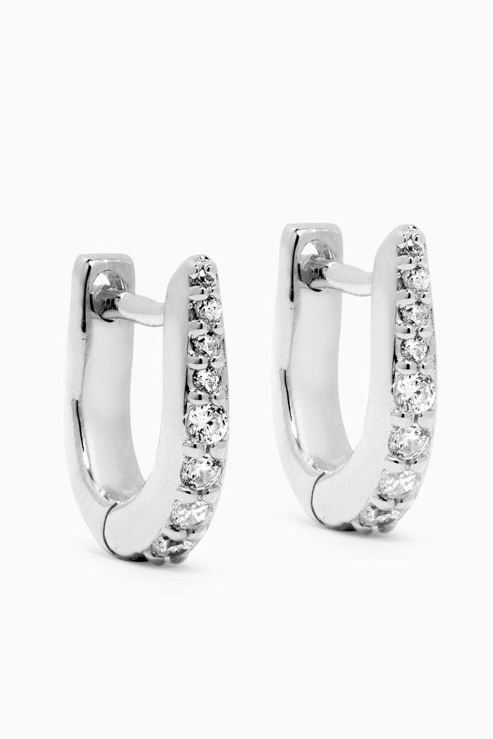 Stare Earrings in Sterling Silver