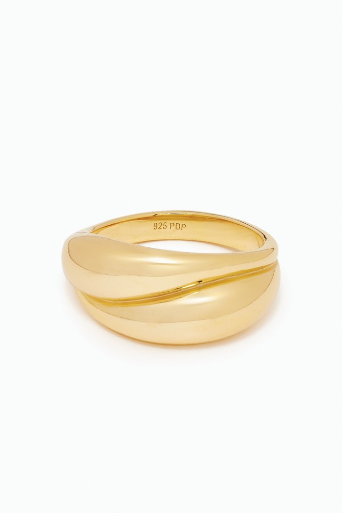 

Desire Ring in 18kt Gold-plated Sterling Silver