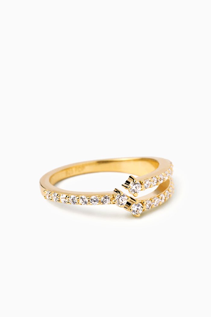 

Sisi Ring in 18kt Gold-plated Sterling Silver