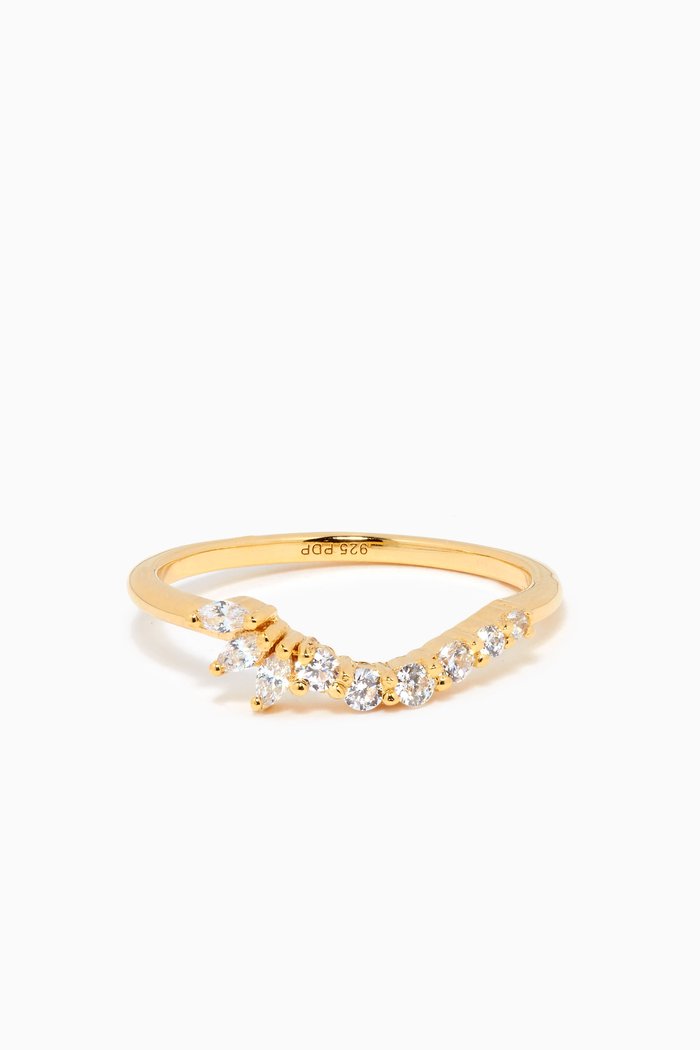

Dance Ring in 18kt Gold-plated Sterling Silver