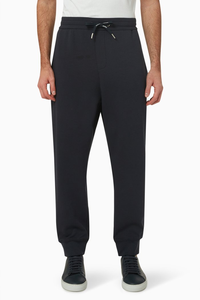 

Logo Patch Sweatpants in Cotton-blend, Blue