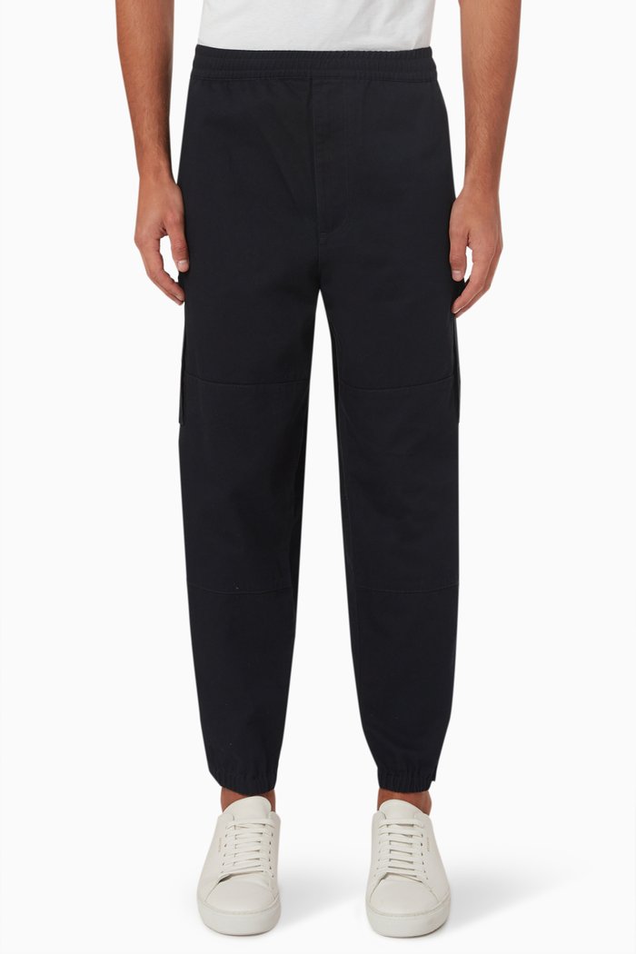 

90s Cargo Pants in Pure Cotton, Blue