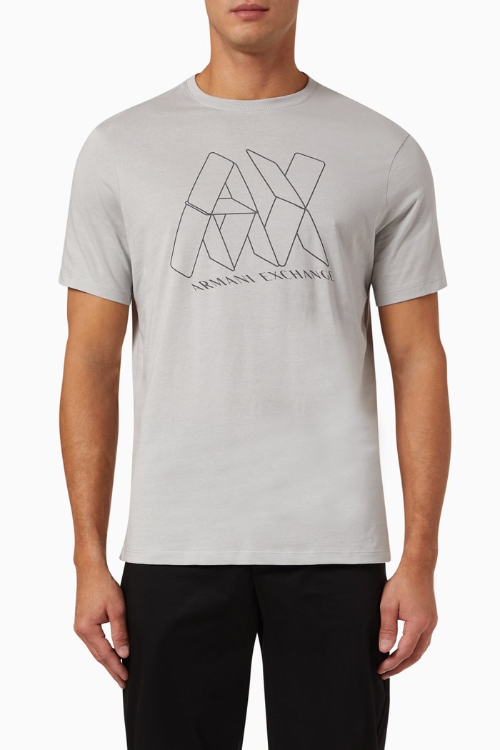 

Logo T-Shirt in Cotton, Blue