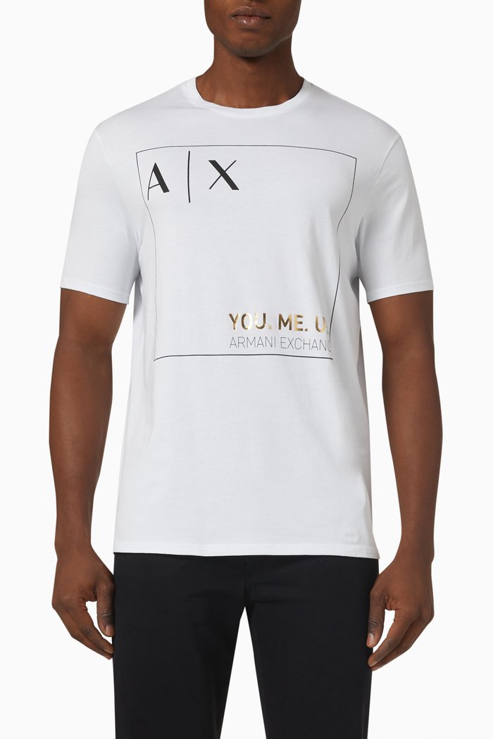 

Logo Short Sleeve T-shirt in Cotton, White