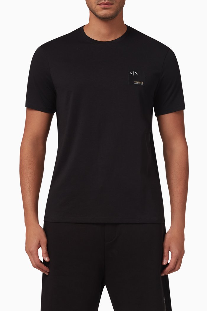 

Logo T-shirt in Cotton, Black