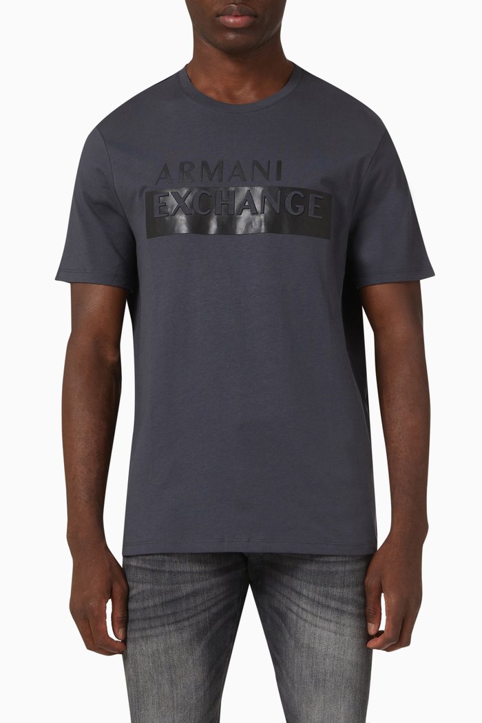 

Logo T-shirt in Cotton Jersey, Grey