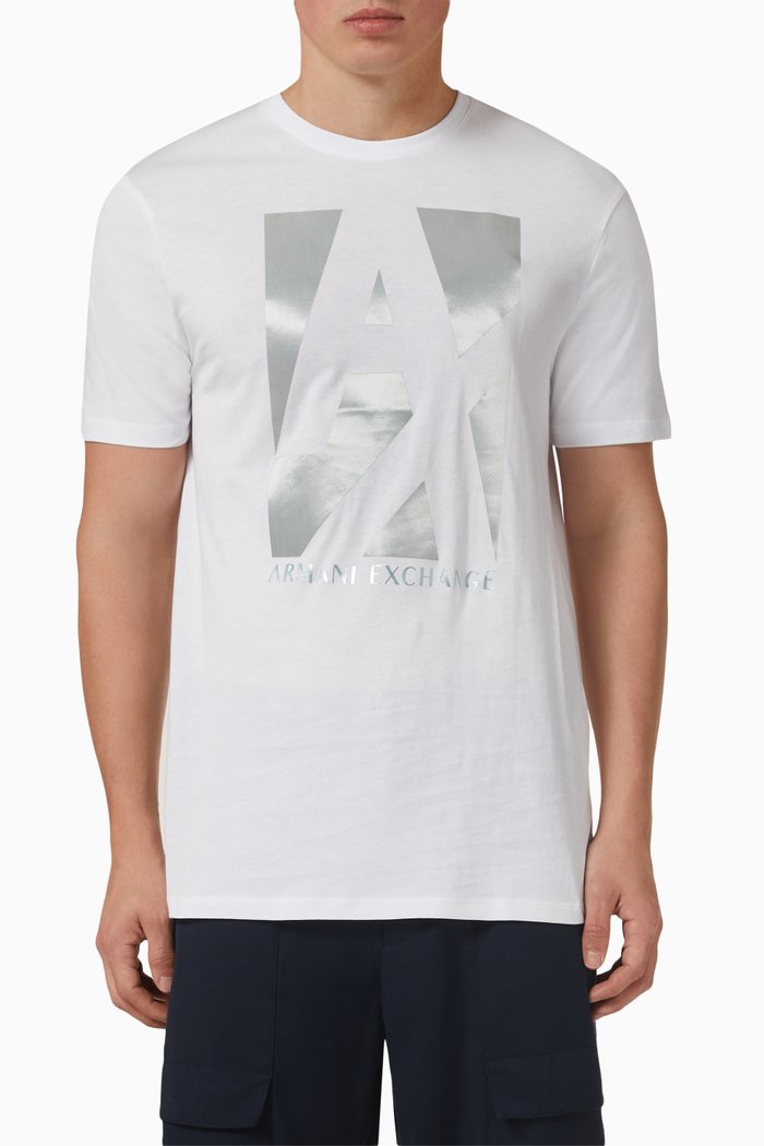 

Logo Short Sleeve T-shirt in Cotton, White