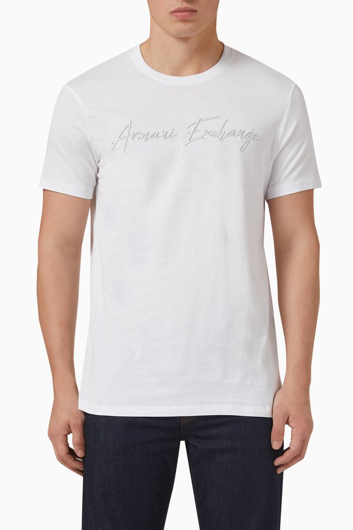 

Logo Short Sleeve T-shirt in Cotton, White