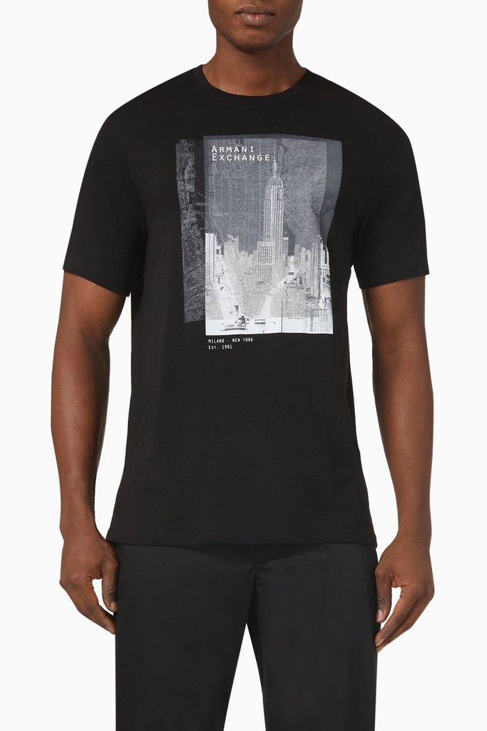 

Logo Short Sleeve T-shirt in Cotton, Black