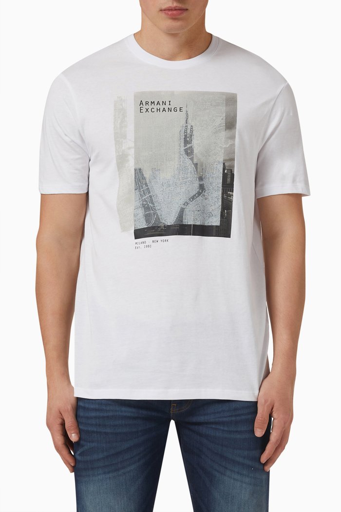 

Logo Short Sleeve T-shirt in Cotton, White