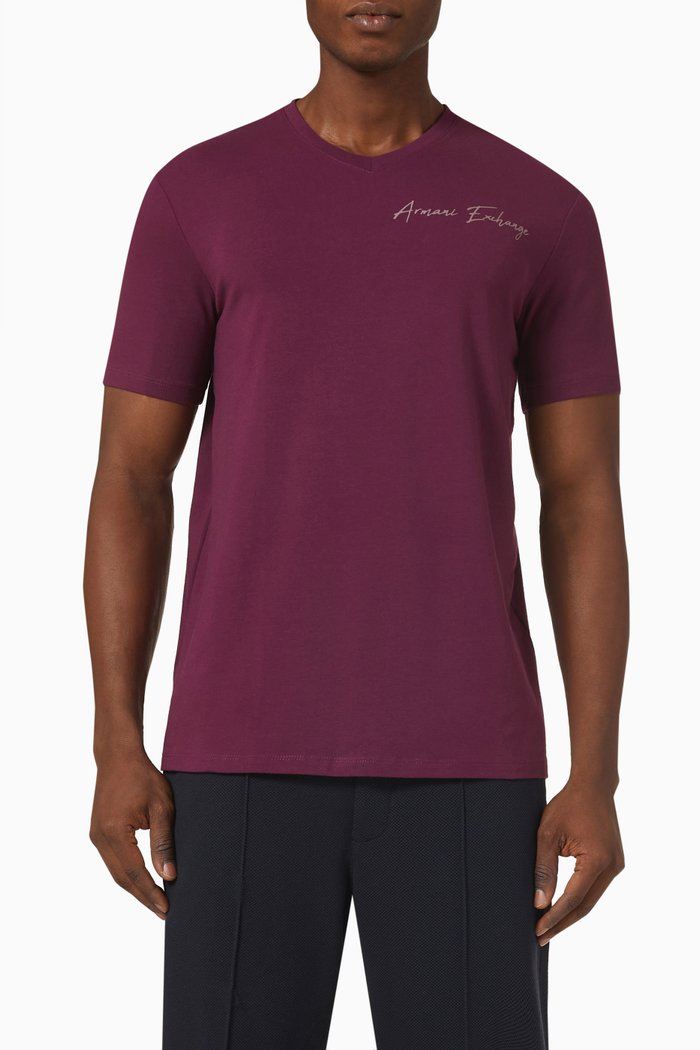 

Logo-print T-shirt in Cotton-jersey, Red