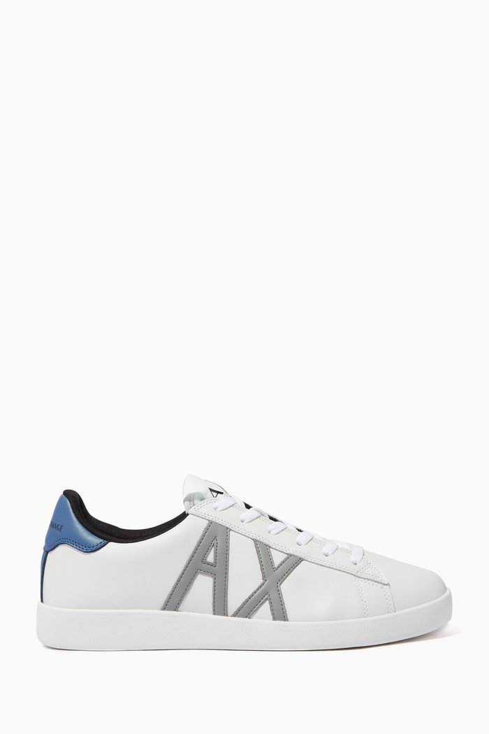 

AX Low-top Sneakers in Leather, White