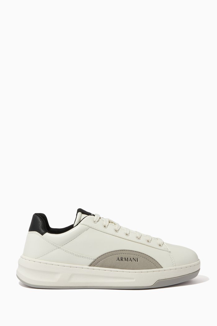 

Embossed Logo Sneakers in PU, Multicolour